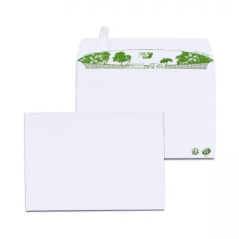 GPV ERAPure 3303 Sobre C5 (162 x 229 mm), sin ventana, 80 g/m², 100 % papel reciclado, blanco, libre de cloro