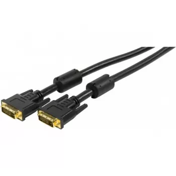 EXERTIS CONNECT Cable de monitor DVI-I Dual-Link, 24+5 pines conector a conector, 3,0 m, Negro EXC127671