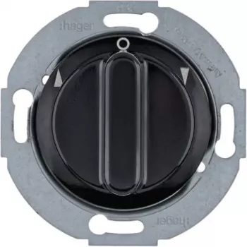 Hager interruptor giratorio de persiana 1p pieza central WTE6161BG (WTE6161BG)