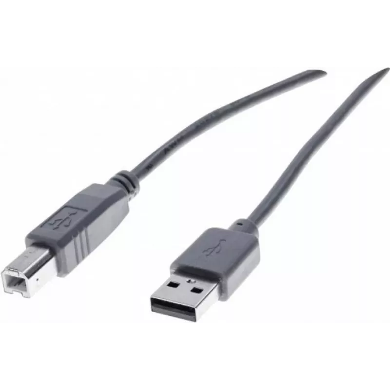 Exertis Connect 532408 cable USB 2.0, USB-A a USB-B, 1,8 m, gris