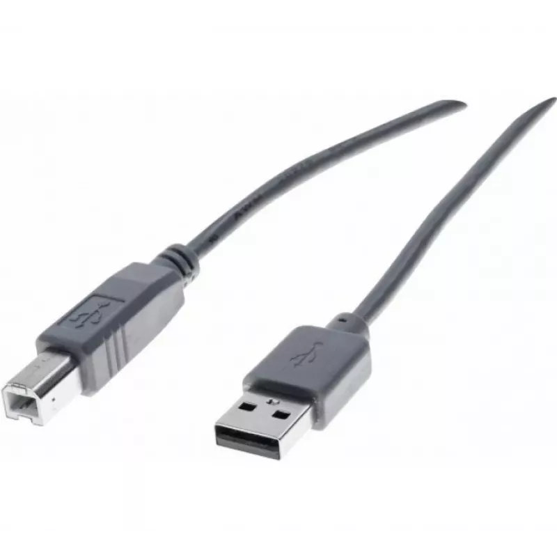 Exertis Connect 532408 cable USB 2.0, USB-A a USB-B, 1,8 m, gris