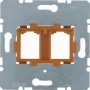 HAGER WDF4716P placa de soporte naranja montaje Modular Jack (WDF4716P)