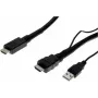 Exertis Connect cable HDMI High Speed con Ethernet, 4K 60Hz, amplificación activa, 10m, negro 128944