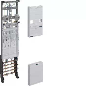 HAGER ZH3EF12T campo de contador completo BKE-I 2 emplazamientos de contador 10mm² función de separación