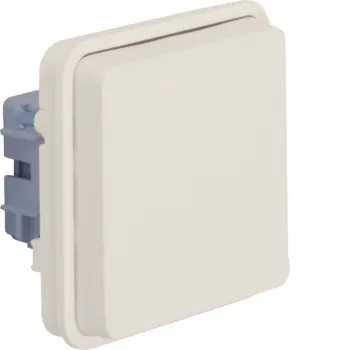 Hager WNA140B mecanismo de toma de corriente Schuko, blanco polar