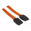 Exertis Connect 147630 cable prolongador de alimentación SATA 0,2 m negro/naranja