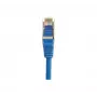 Exertis Connect 842104 Cable de conexión Cat.6 F/UTP, 1 m, Azul, Slim Bend Protection