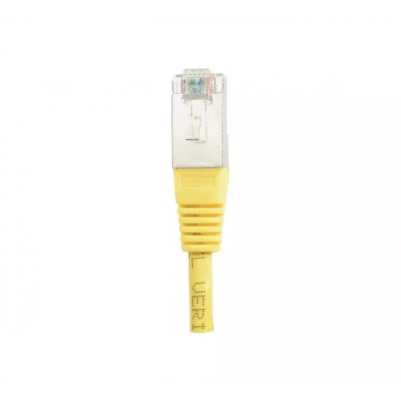 EXERTIS CONNECT cable de red Cat.6 F/UTP, 1 m, amarillo, Slim Snagless Boot 842101