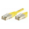 EXERTIS CONNECT cable de red Cat.6 F/UTP, 1 m, amarillo, Slim Snagless Boot 842101