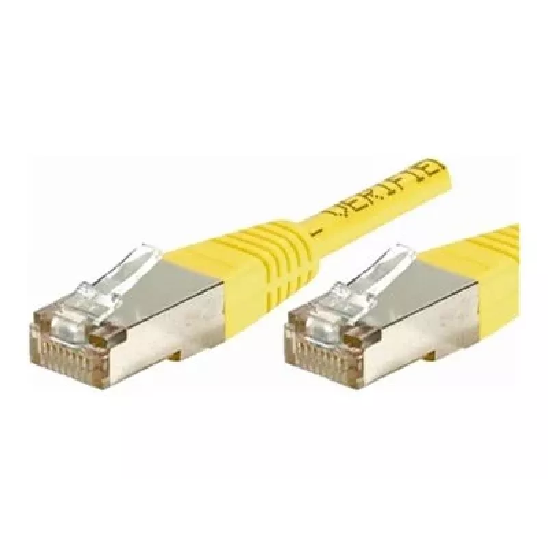 EXERTIS CONNECT cable de red Cat.6 F/UTP, 1 m, amarillo, Slim Snagless Boot 842101