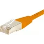 EXERTIS CONNECT cable de red Cat6 F/UTP, naranja, 3,0 m, Slim Snagless Boot 234130