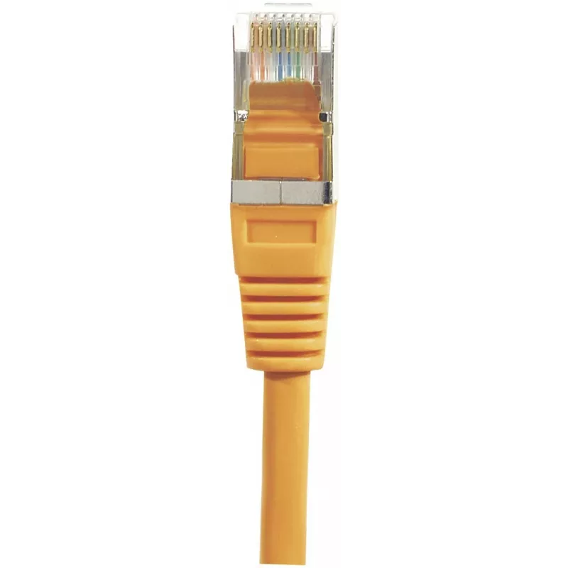 EXERTIS CONNECT cable de red Cat6 F/UTP, naranja, 3,0 m, Slim Snagless Boot 234130