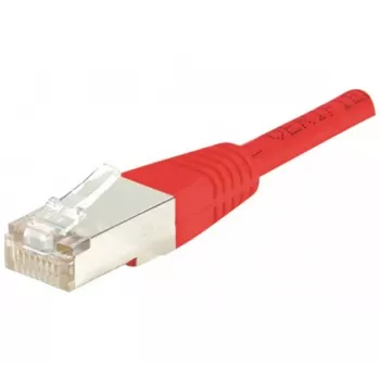 EXERTIS CONNECT Cable de red Cat.5e F/UTP, RJ45, rojo, 0,5 m 847163
