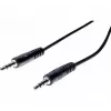 EXERTIS CONNECT Cable de audio estéreo 3,5 mm conector macho a conector macho, 5 m, negro 108567