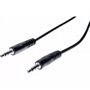 EXERTIS CONNECT Cable de audio estéreo 3,5 mm conector macho a conector macho, 5 m, negro 108567