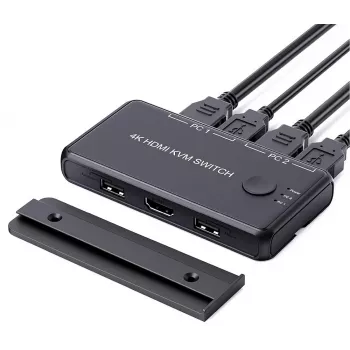Exertis Connect Mini switch KVM, 2 puertos, HDMI / USB (060182)