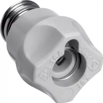 Hager LE14SK Regleta de conexión cerámica 2 polos 2,5mm² 450V 24A