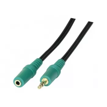 EXERTIS CONNECT Cable alargador de audio estéreo 3,5mm M/H 3,0m negro 108865