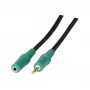 EXERTIS CONNECT Cable alargador de audio estéreo 3,5mm M/H 3,0m negro 108865