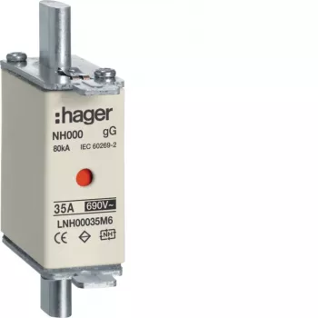 HAGER LNH00035M6 Fusible NH00 gG 690V 35A