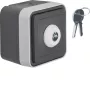 Hager WNC035 Interruptor de llave de superficie 2 polos conmutador IP44 gris claro