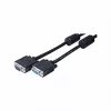EXERTIS CONNECT Cable de monitor SVGA, conector macho HD D-Sub de 15 pines a conector hembra, 2,0 m, negro 119800