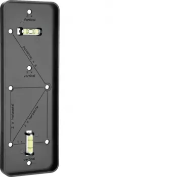 HAGER WNA692 Plantilla de taladrado para cajas de empotrar W.1 de 1 a 3 módulos