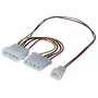 EXERTIS CONNECT Cable adaptador de alimentación para ventilador Molex a 3 pines 15 cm (EXC146851)