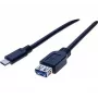 EXERTIS CONNECT Cable adaptador USB-C a USB-A, 50 cm, negro 150319