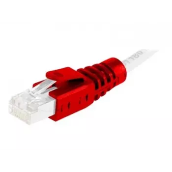 EXERTIS CONNECT Funda protectora antiacodamiento RJ45, roja, pack de 10 253014