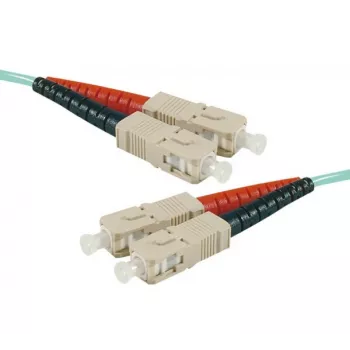 Exertis Connect Cable de fibra óptica OM3 SC dúplex a SC dúplex, aqua, 30 m 392759