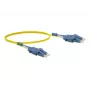 Cable de parcheo de fibra óptica Exertis Connect LC/UPC a LC/UPC monomodo OS2 dúplex, 5 m, LSZH, uniboot, amarillo 392934