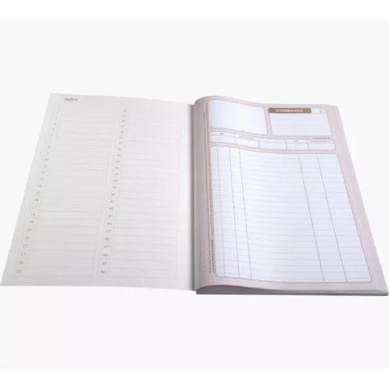 Formularios de pedido autocopiativos LE DAUPHIN Manifold Commandes A4, 2 copias, autocopiativos, 297 x 210 mm, 50 juegos por bloc 1272D