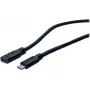 Cable alargador EXERTIS CONNECT USB 3.1 Gen 1 USB-C, 1 m, 5 Gbps 150340