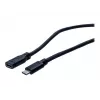 Cable alargador EXERTIS CONNECT USB 3.1 Gen 1 USB-C, 1 m, 5 Gbps 150340