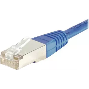 Cable de parcheo Ethernet EXERTIS CONNECT Cat5e F/UTP, RJ45, azul, 0,7 m 231310
