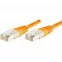 Exertis Connect 234140 Cable de conexión Cat.6 F/UTP, 5 m, Naranja, Slim Bend Protection