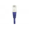 Cable de parcheo EXERTIS CONNECT Cat6 F/UTP, violeta, 1,0 m, Slim Snagless Boot 234170