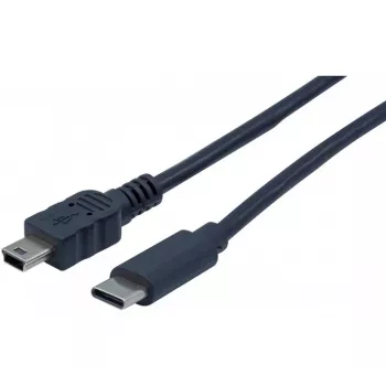 Cable EXERTIS CONNECT USB-C a mini-USB Type-B, 2,0 m, negro 532451
