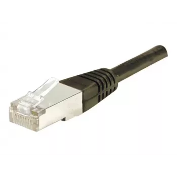 Cable de parcheo EXERTIS CONNECT Cat6 F/UTP, 3 m, negro, Slim Snagless Boot 234250