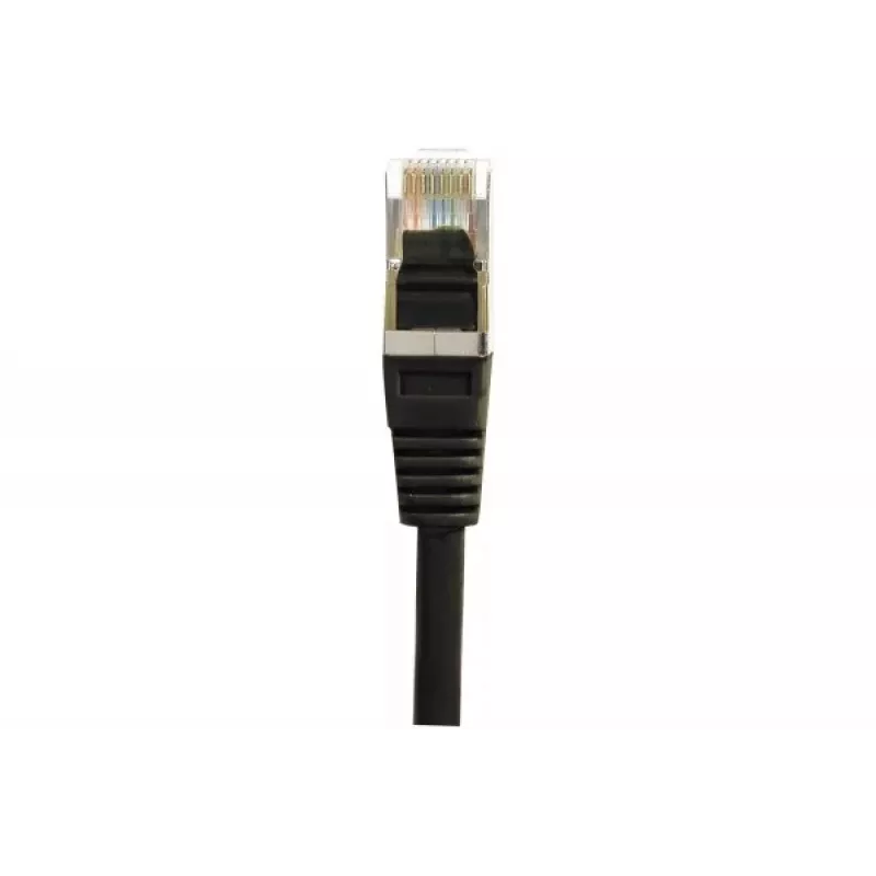 Cable de parcheo EXERTIS CONNECT Cat6 F/UTP, 3 m, negro, Slim Snagless Boot 234250