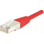 EXERTIS CONNECT Cable de conexión Cat.6 F/UTP, Rojo, 1,0 m, Slim Snagless Boot 842103