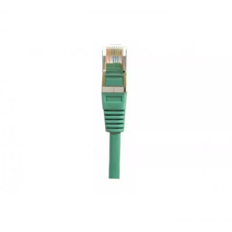 EXERTIS CONNECT Cable de conexión Cat.5e F/UTP, Verde, 3,0 m, funda protectora slim 847032