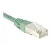 EXERTIS CONNECT Cable de conexión Cat.6 F/UTP, 7m, Verde, Slim Snagless 244570