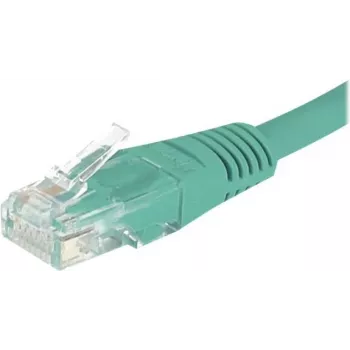 EXERTIS CONNECT Cable de conexión Cat6 U/UTP, 5m, Verde, RJ45, protección de lengüeta 244750