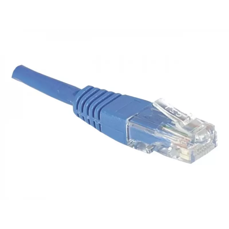 EXERTIS CONNECT Cable de conexión Cat.6 U/UTP, RJ45, Azul, 3 m, Snagless 246730