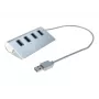 Exertis Connect Hub USB 3.0 de 4 puertos - Sobremesa - Negro 021312