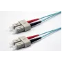 Ekivalan cable de conexión de fibra óptica OM3 dúplex SC/SC 1m aqua COZOM3DCDC2SA0010A