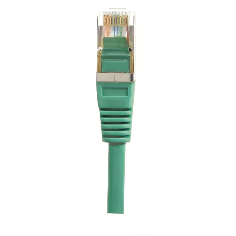 EXERTIS CONNECT cable de conexión Cat.6 F/UTP, verde, 1,0 m, Slim Snagless 842102