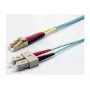 Ekivalan cable de conexión de fibra óptica OM3 dúplex LC/SC 2m aqua COZOM3DCLC2SA0020A